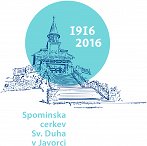 100 let spominske cerkve sv. duha v javorci logo